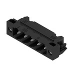 Złącze wtykowe do PCB (przyłącze płytki), 320 V, 27.5 A, Raster w mm: 5.08, Liczba biegunów: 5, Połączenie lutowane THT/THR, skrzynia, SL-SMT 5.08HC/05/90LF 1.5SN BK BX