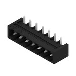 Złącze wtykowe do PCB (przyłącze płytki), 320 V, 27.5 A, Raster w mm: 5.08, Liczba biegunów: 7, Połączenie lutowane THT/THR, skrzynia, SL-SMT 5.08HC/07/270GL 3.2SN BK BX