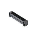 Złącze wtykowe do PCB (przyłącze płytki), 320 V, 27.5 A, Raster w mm: 5.08, Liczba biegunów: 8, Połączenie lutowane THT/THR, skrzynia, SL-SMT 5.08HC/08/180F 3.2SN BK BX