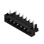 Złącze wtykowe do PCB (przyłącze płytki), 320 V, 27.5 A, Raster w mm: 5.08, Liczba biegunów: 6, Połączenie lutowane THT/THR, skrzynia, SL-SMT 5.08HC/06/270FL 3.2SN BK BX