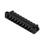 Złącze wtykowe do PCB (przyłącze płytki), 320 V, 24 A, Raster w mm: 5.08, Liczba biegunów: 9, Połączenie lutowane THR, skrzynia, SL 5.08HC/09/90LF 3.2SN BK BX