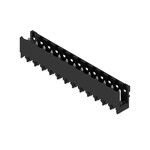 Złącze wtykowe do PCB (przyłącze płytki), 320 V, 27.5 A, Raster w mm: 5.00, Liczba biegunów: 13, Połączenie lutowane THT/THR, skrzynia, SL-SMT 5.00HC/13/180 3.2SN BK BX