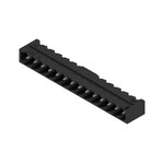 Złącze wtykowe do PCB (przyłącze płytki), 320 V, 27.5 A, Raster w mm: 5.00, Liczba biegunów: 14, Połączenie lutowane THT/THR, skrzynia, SL-SMT 5.00HC/14/90G 1.5SN BK BX