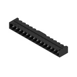 Złącze wtykowe do PCB (przyłącze płytki), 320 V, 27.5 A, Raster w mm: 5.00, Liczba biegunów: 14, Połączenie lutowane THT/THR, skrzynia, SL-SMT 5.00HC/14/90G 3.2SN BK BX
