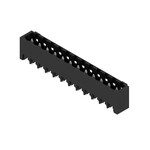 Złącze wtykowe do PCB (przyłącze płytki), 320 V, 27.5 A, Raster w mm: 5.00, Liczba biegunów: 12, Połączenie lutowane THT/THR, skrzynia, SL-SMT 5.00HC/12/180G 3.2SN BK BX