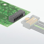 Złącze wtykowe do PCB (przyłącze płytki), 320 V, 26.8 A, Raster w mm: 5.00, Liczba biegunów: 6, Połączenie lutowane THT/THR, Tube, MHS 5/06 D11 H T3 B T