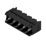 Złącze wtykowe do PCB (przyłącze płytki), 320 V, 24 A, Raster w mm: 5.08, Liczba biegunów: 5, Połączenie lutowane THR, skrzynia, SL 5.08HC/05/90B 3.2SN BK BX
