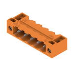 Złącze wtykowe do PCB (przyłącze płytki), 320 V, 24 A, Raster w mm: 5.08, Liczba biegunów: 5, Połączenie lutowane THR, skrzynia, SL 5.08HC/05/90F 3.2SN OR BX
