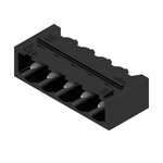 Złącze wtykowe do PCB (przyłącze płytki), 320 V, 24 A, Raster w mm: 5.08, Liczba biegunów: 5, Połączenie lutowane THR, skrzynia, SL 5.08HC/05/90G 3.2SN BK BX