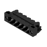 Złącze wtykowe do PCB (przyłącze płytki), 320 V, 24 A, Raster w mm: 5.08, Liczba biegunów: 5, Połączenie lutowane THR, skrzynia, SL 5.08HC/05/90LF 3.2SN BK BX