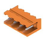 Złącze wtykowe do PCB (przyłącze płytki), 320 V, 24 A, Raster w mm: 5.08, Liczba biegunów: 4, Połączenie lutowane THR, skrzynia, SL 5.08HC/04/90 3.2SN OR BX