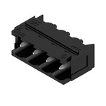 Złącze wtykowe do PCB (przyłącze płytki), 320 V, 24 A, Raster w mm: 5.08, Liczba biegunów: 4, Połączenie lutowane THR, skrzynia, SL 5.08HC/04/90B 3.2SN BK BX