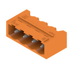 Złącze wtykowe do PCB (przyłącze płytki), 320 V, 24 A, Raster w mm: 5.08, Liczba biegunów: 4, Połączenie lutowane THR, skrzynia, SL 5.08HC/04/90G 3.2SN OR BX