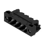 Złącze wtykowe do PCB (przyłącze płytki), 320 V, 24 A, Raster w mm: 5.08, Liczba biegunów: 4, Połączenie lutowane THR, skrzynia, SL 5.08HC/04/90LF 3.2SN BK BX