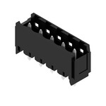 Złącze wtykowe do PCB (przyłącze płytki), 320 V, 24 A, Raster w mm: 5.08, Liczba biegunów: 5, Połączenie lutowane THR, skrzynia, SL 5.08HC/05/180B 3.2SN BK BX