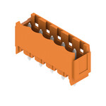 Złącze wtykowe do PCB (przyłącze płytki), 320 V, 24 A, Raster w mm: 5.08, Liczba biegunów: 5, Połączenie lutowane THR, skrzynia, SL 5.08HC/05/180B 3.2SN OR BX