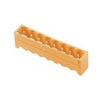 Złącze wtykowe do PCB (przyłącze płytki), 320 V, 24 A, Raster w mm: 5.08, Liczba biegunów: 8, Połączenie lutowane THR, skrzynia, SL 5.08HC/08/180G 3.2SN OR BX