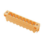 Złącze wtykowe do PCB (przyłącze płytki), 320 V, 24 A, Raster w mm: 5.08, Liczba biegunów: 8, Połączenie lutowane THR, skrzynia, SL 5.08HC/08/180LF 3.2SN OR BX
