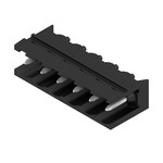 Złącze wtykowe do PCB (przyłącze płytki), 320 V, 24 A, Raster w mm: 5.08, Liczba biegunów: 6, Połączenie lutowane THR, skrzynia, SL 5.08HC/06/90 3.2SN BK BX