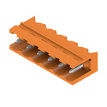 Złącze wtykowe do PCB (przyłącze płytki), 320 V, 24 A, Raster w mm: 5.08, Liczba biegunów: 6, Połączenie lutowane THR, skrzynia, SL 5.08HC/06/90 3.2SN OR BX