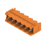 Złącze wtykowe do PCB (przyłącze płytki), 320 V, 24 A, Raster w mm: 5.08, Liczba biegunów: 6, Połączenie lutowane THR, skrzynia, SL 5.08HC/06/90B 3.2SN OR BX