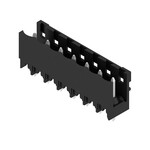 Złącze wtykowe do PCB (przyłącze płytki), 320 V, 27.5 A, Raster w mm: 5.00, Liczba biegunów: 7, Połączenie lutowane THT/THR, skrzynia, SL-SMT 5.00HC/07/180 3.2SN BK BX