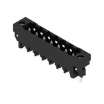 Złącze wtykowe do PCB (przyłącze płytki), 320 V, 27.5 A, Raster w mm: 5.00, Liczba biegunów: 7, Połączenie lutowane THT/THR, skrzynia, SL-SMT 5.00HC/07/180LF 3.2SN BK BX