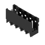 Złącze wtykowe do PCB (przyłącze płytki), 320 V, 27.5 A, Raster w mm: 5.00, Liczba biegunów: 5, Połączenie lutowane THT/THR, skrzynia, SL-SMT 5.00HC/05/180 3.2SN BK BX