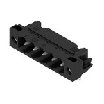 Złącze wtykowe do PCB (przyłącze płytki), 320 V, 27.5 A, Raster w mm: 5.00, Liczba biegunów: 5, Połączenie lutowane THT/THR, skrzynia, SL-SMT 5.00HC/05/90LF 3.2SN BK BX