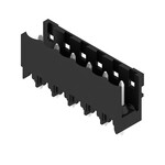 Złącze wtykowe do PCB (przyłącze płytki), 320 V, 27.5 A, Raster w mm: 5.00, Liczba biegunów: 6, Połączenie lutowane THT/THR, skrzynia, SL-SMT 5.00HC/06/180 3.2SN BK BX