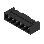 Złącze wtykowe do PCB (przyłącze płytki), 320 V, 27.5 A, Raster w mm: 5.00, Liczba biegunów: 6, Połączenie lutowane THT/THR, skrzynia, SL-SMT 5.00HC/06/90G 3.2SN BK BX