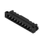 Złącze wtykowe do PCB (przyłącze płytki), 320 V, 27.5 A, Raster w mm: 5.00, Liczba biegunów: 9, Połączenie lutowane THT/THR, skrzynia, SL-SMT 5.00HC/09/90LF 3.2SN BK BX