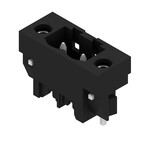 Złącze wtykowe do PCB (przyłącze płytki), 320 V, 27.5 A, Raster w mm: 5.00, Liczba biegunów: 2, Połączenie lutowane THT/THR, Tape, SL-SMT 5.00HC/02/180LF 1.5SN BK RL