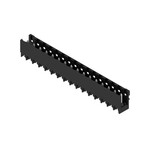 Złącze wtykowe do PCB (przyłącze płytki), 320 V, 27.5 A, Raster w mm: 5.00, Liczba biegunów: 16, Połączenie lutowane THT/THR, skrzynia, SL-SMT 5.00HC/16/180 1.5SN BK BX
