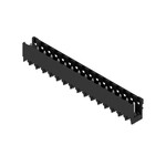 Złącze wtykowe do PCB (przyłącze płytki), 320 V, 27.5 A, Raster w mm: 5.00, Liczba biegunów: 16, Połączenie lutowane THT/THR, skrzynia, SL-SMT 5.00HC/16/180 3.2SN BK BX