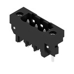 Złącze wtykowe do PCB (przyłącze płytki), 320 V, 27.5 A, Raster w mm: 5.00, Liczba biegunów: 3, Połączenie lutowane THT/THR, skrzynia, SL-SMT 5.00HC/03/180LF 3.2SN BK BX