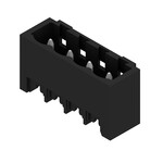 Złącze wtykowe do PCB (przyłącze płytki), 320 V, 27.5 A, Raster w mm: 5.00, Liczba biegunów: 4, Połączenie lutowane THT/THR, Tape, SL-SMT 5.00HC/04/180G 1.5SN BK RL