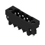 Złącze wtykowe do PCB (przyłącze płytki), 320 V, 27.5 A, Raster w mm: 5.00, Liczba biegunów: 4, Połączenie lutowane THT/THR, Tape, SL-SMT 5.00HC/04/180LF 1.5SN BK RL