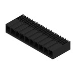 Złącze wtykowe do PCB (przyłącze płytki), 630 V, 57 A, Raster w mm: 7.62, Liczba biegunów: 10, Połączenie lutowane THR, skrzynia, SV 7.62HP/10/90G 3.5SN BK BX