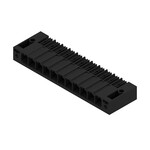 Złącze wtykowe do PCB (przyłącze płytki), 630 V, 57 A, Raster w mm: 7.62, Liczba biegunów: 11, Połączenie lutowane THR, skrzynia, SV 7.62HP/11/90F 3.5SN BK BX
