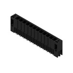 Złącze wtykowe do PCB (przyłącze płytki), 630 V, 57 A, Raster w mm: 7.62, Liczba biegunów: 12, Połączenie lutowane THR, skrzynia, SV 7.62HP/12/180F 3.5SN BK BX