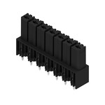 Złącze wtykowe do PCB (przyłącze płytki), 630 V, 56.8 A, Raster w mm: 7.62, Liczba biegunów: 7, Połączenie lutowane THR, skrzynia, BVL 7.62HP/07/180 3.5SN BK BX