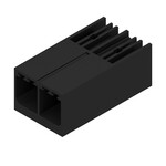 Złącze wtykowe do PCB (przyłącze płytki), 630 V, 57 A, Raster w mm: 7.62, Liczba biegunów: 2, Połączenie lutowane THR, skrzynia, SV 7.62HP/02/90G 3.5SN BK BX
