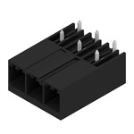Złącze wtykowe do PCB (przyłącze płytki), 630 V, 57 A, Raster w mm: 7.62, Liczba biegunów: 3, Połączenie lutowane THR, skrzynia, SV 7.62HP/03/270G 3.5SN BK BX