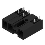 Złącze wtykowe do PCB (przyłącze płytki), 630 V, 57 A, Raster w mm: 7.62, Liczba biegunów: 3, Połączenie lutowane THR, skrzynia, SV 7.62HP/03/270MF3 3.5SN BK BX
