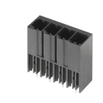 Złącze wtykowe do PCB (przyłącze płytki), 630 V, 57 A, Raster w mm: 7.62, Liczba biegunów: 4, Połączenie lutowane THR, skrzynia, SV 7.62HP/04/180G 3.5SN BK BX