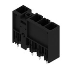 Złącze wtykowe do PCB (przyłącze płytki), 630 V, 57 A, Raster w mm: 7.62, Liczba biegunów: 4, Połączenie lutowane THR, skrzynia, SV 7.62HP/04/180MF2 3.5SN BK BX
