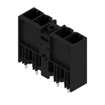 Złącze wtykowe do PCB (przyłącze płytki), 630 V, 57 A, Raster w mm: 7.62, Liczba biegunów: 4, Połączenie lutowane THR, skrzynia, SV 7.62HP/04/180MF3 3.5SN BK BX