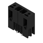 Złącze wtykowe do PCB (przyłącze płytki), 630 V, 57 A, Raster w mm: 7.62, Liczba biegunów: 2, Połączenie lutowane THR, skrzynia, SV 7.62HP/02/180F 3.5SN BK BX
