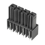Złącze wtykowe do PCB (przyłącze płytki), 630 V, 56.8 A, Raster w mm: 7.62, Liczba biegunów: 4, Połączenie lutowane THR, skrzynia, BVL 7.62HP/04/180 3.5SN BK BX